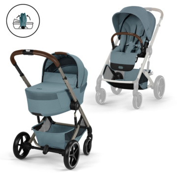 Duo Cybex Gold Balios S Lux con Navicella Richiudibile